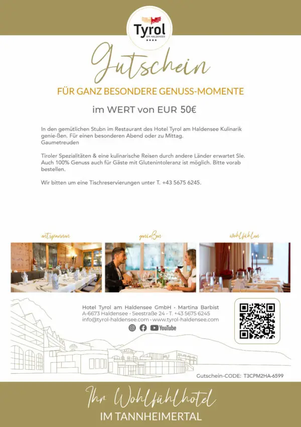 Voucher for fifty euros for "very special moments of pleasure"